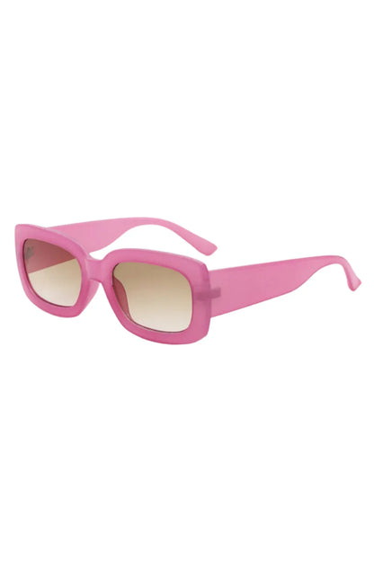 Pink Rectangle Frame Sunglasses - Liss & Lex
