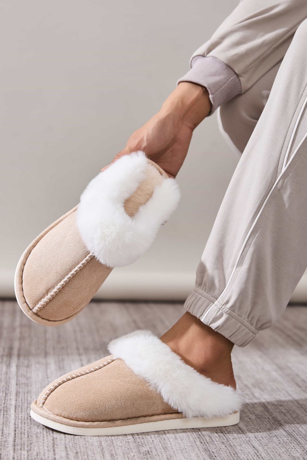 Faux Fur Slippers