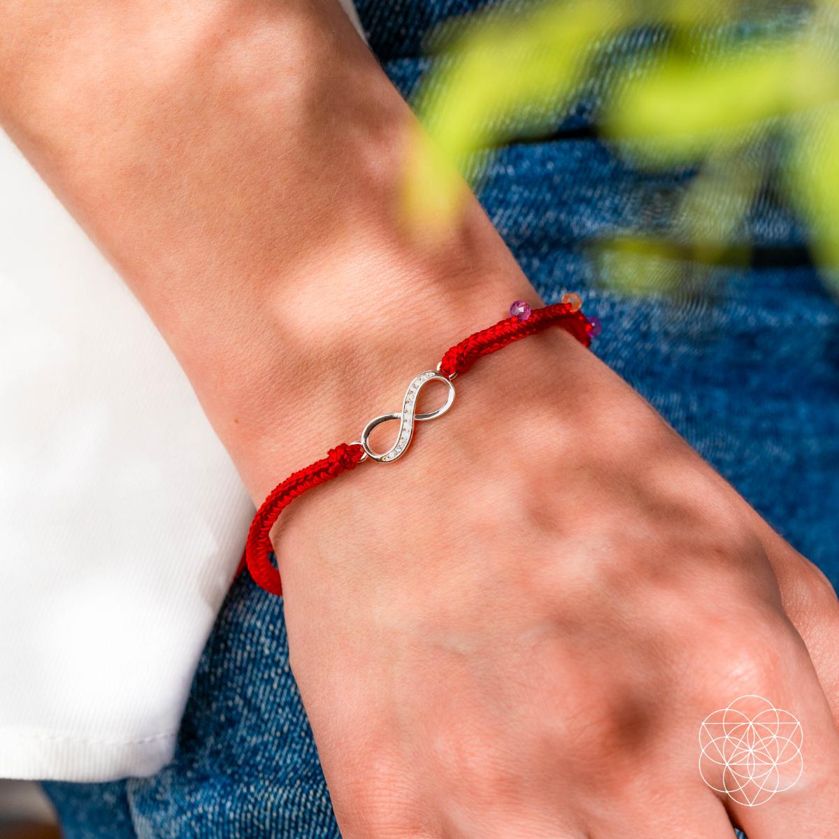 Infinite Prosperity - Eight-Strand Red String Bracelet - Liss & Lex