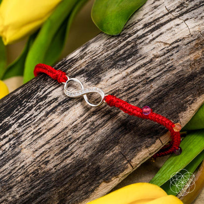 Infinite Prosperity - Eight-Strand Red String Bracelet - Liss & Lex