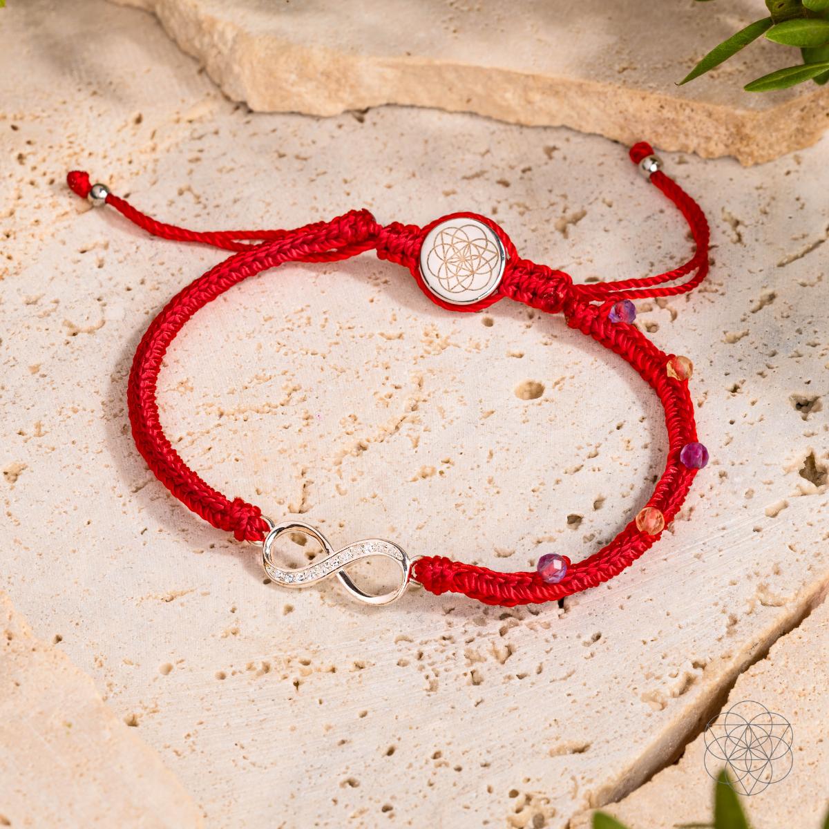 Infinite Prosperity - Eight-Strand Red String Bracelet Conscious Items