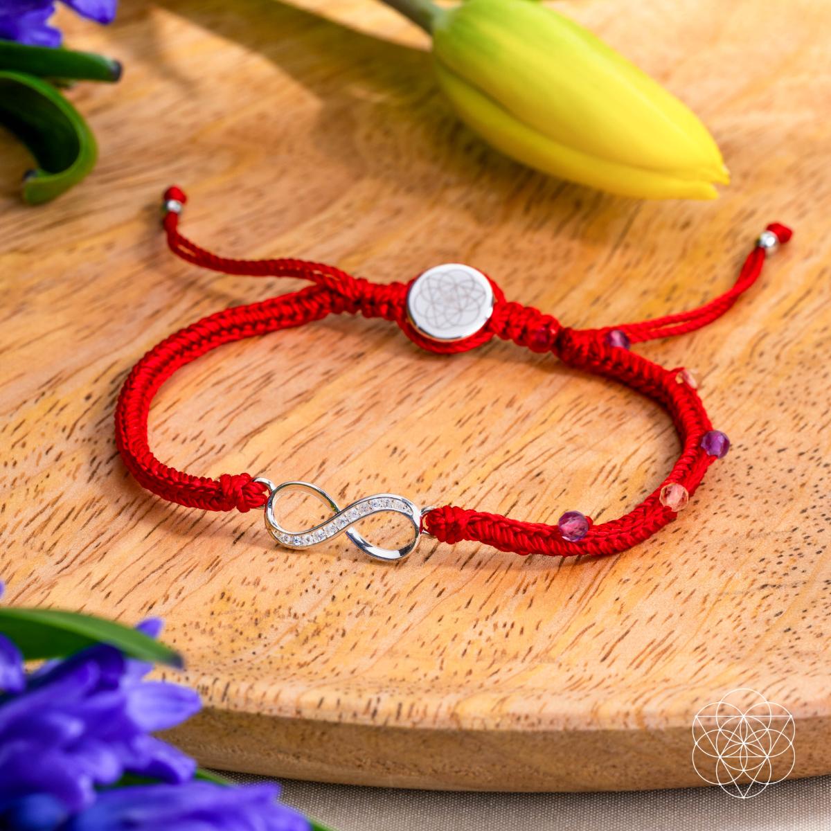 Infinite Prosperity - Eight-Strand Red String Bracelet - Liss & Lex