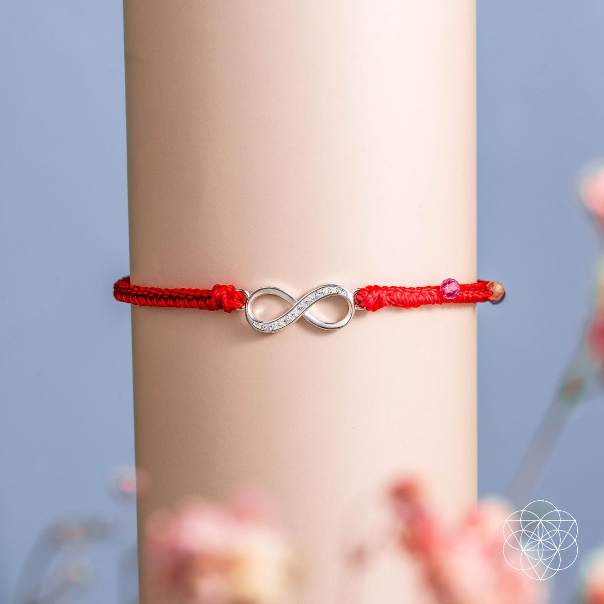 Infinite Prosperity - Eight-Strand Red String Bracelet - Liss & Lex