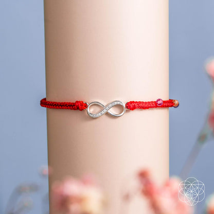 Infinite Prosperity - Eight-Strand Red String Bracelet - Liss & Lex