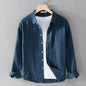 Cotton-Linen Long Sleeve Shirt - Liss & Lex
