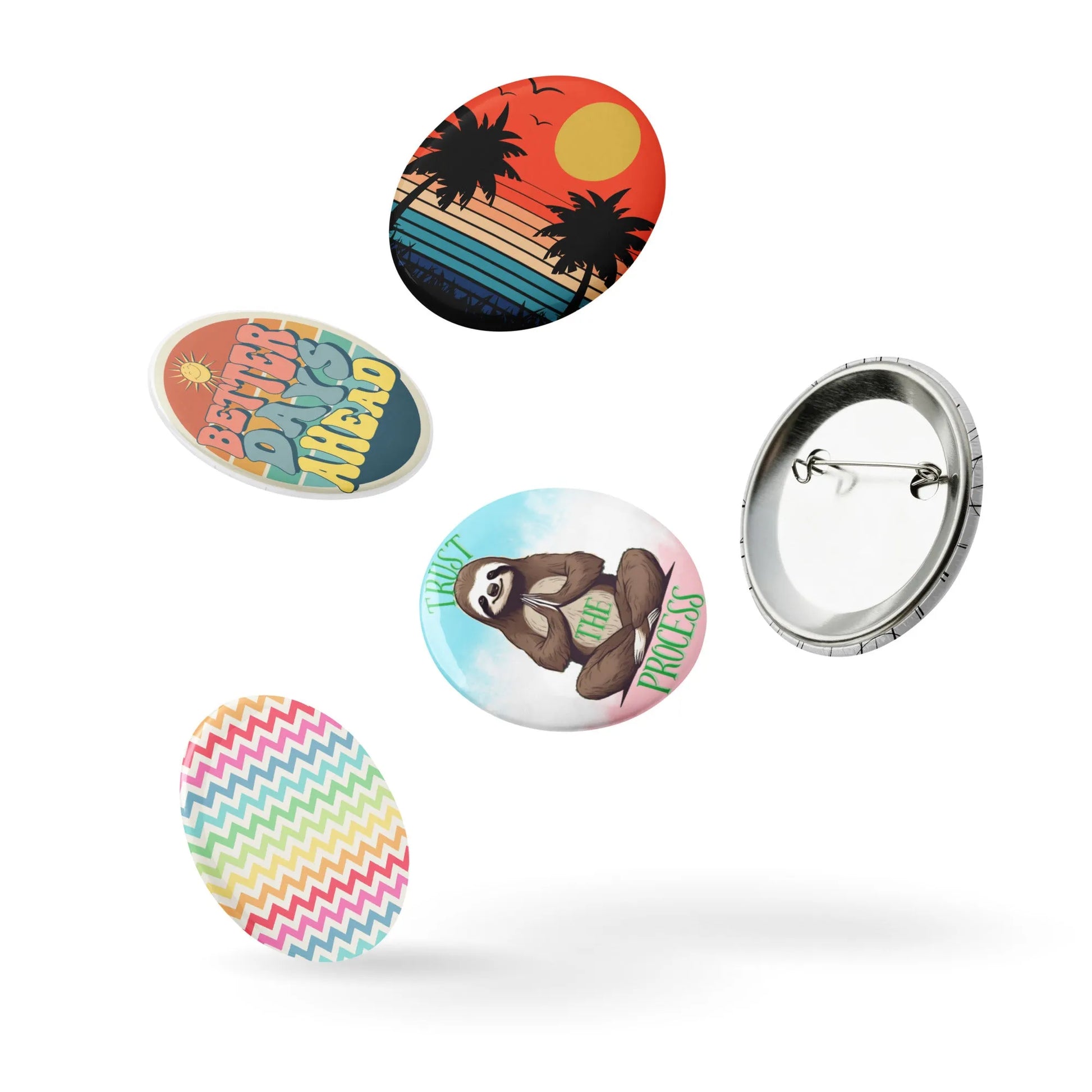 Better Days Set Buttons - Liss & Lex