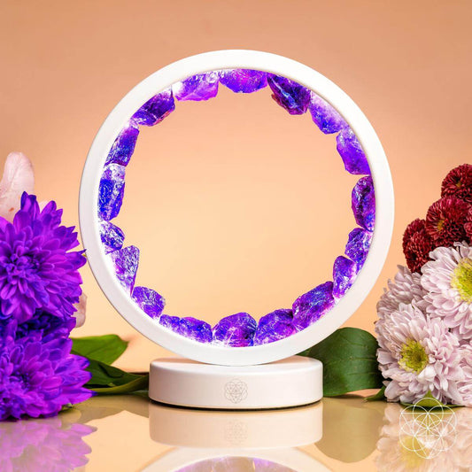 Stress Less, Sleep More – Amethyst Healing Lamp Conscious Items