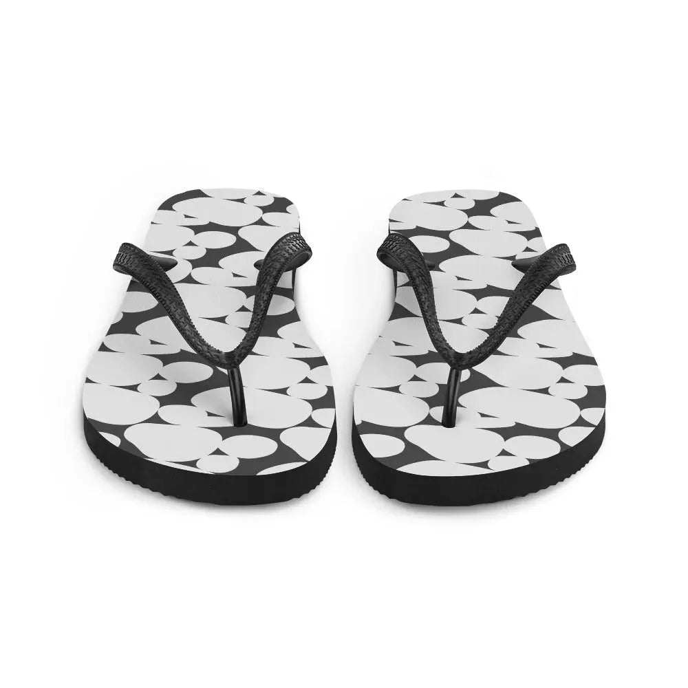 Black & White Flip-Flops - Liss & Lex