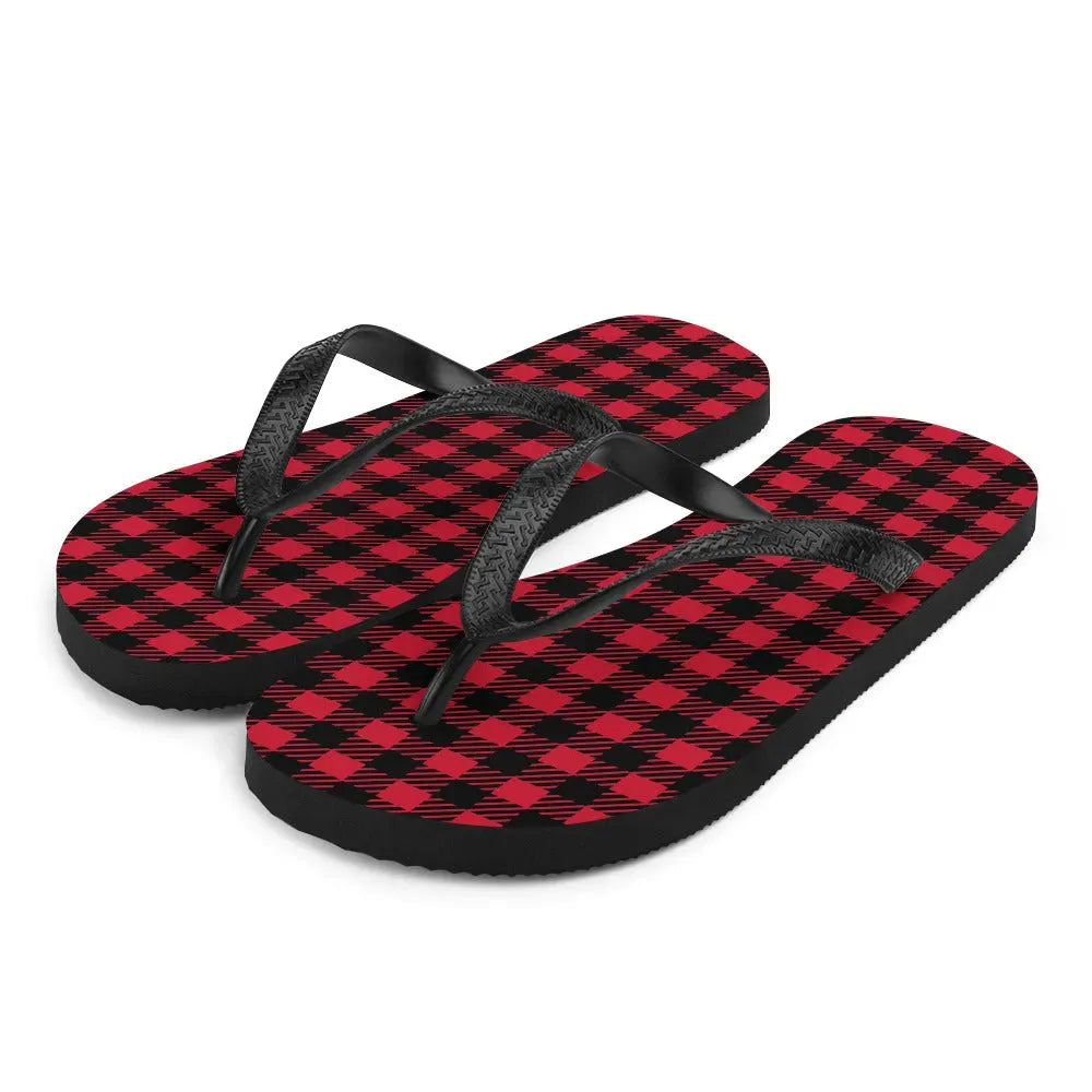 Plaid Flip-Flops - Liss & Lex