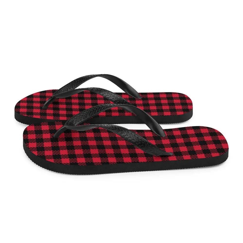 Plaid Flip-Flops - Liss & Lex
