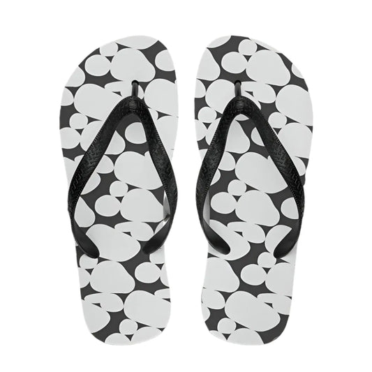 Black & White Flip-Flops - Liss & Lex