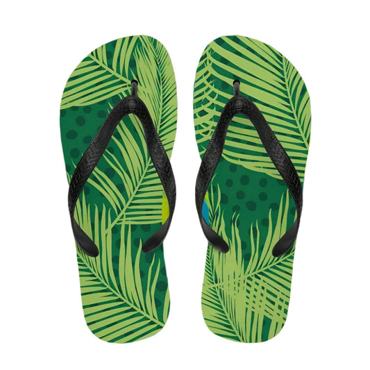 Green Leaf Flip-Flops - Liss & Lex