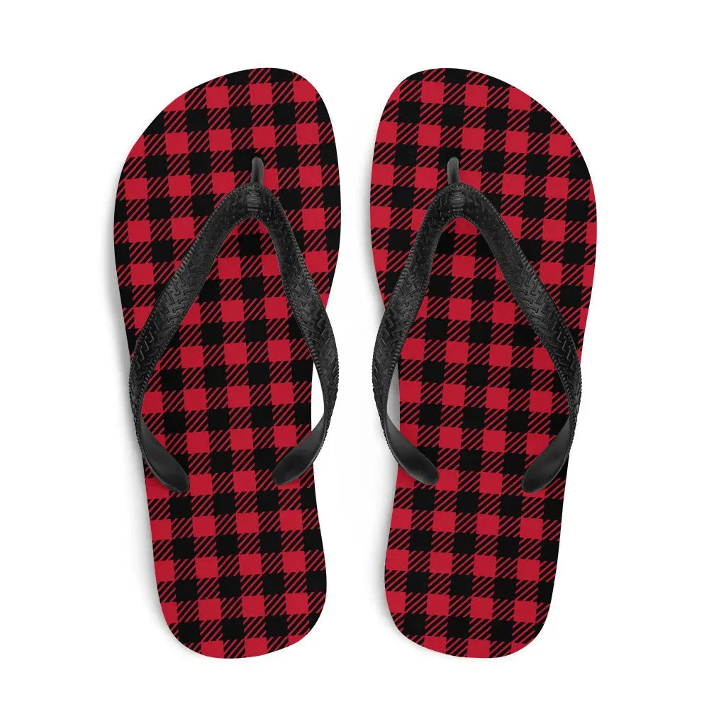 Plaid Flip-Flops - Liss & Lex