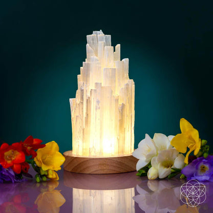 The Cleanse-All Selenite Lamp - 2 Pounds of Healing Power Conscious Items