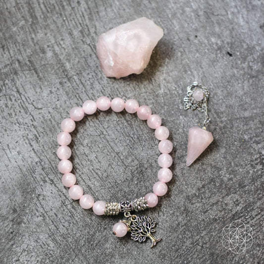 The Rose Quartz Healing Crystal Set Conscious Items