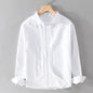 Cotton-Linen Long Sleeve Shirt - Liss & Lex
