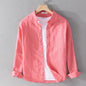 Cotton-Linen Long Sleeve Shirt - Liss & Lex